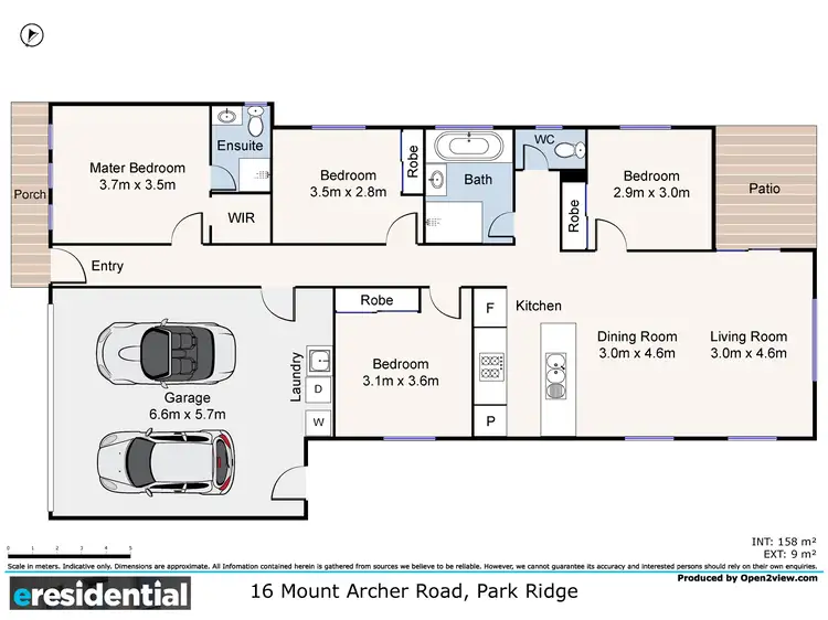 Floorplan of Homely house listing, 16 Mount Archer Road, Park Ridge QLD 4125