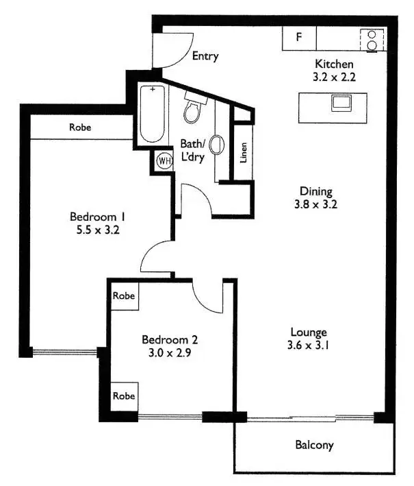 Floorplan of Homely unit listing, 22/20 Charlick Circuit, Adelaide SA 5000
