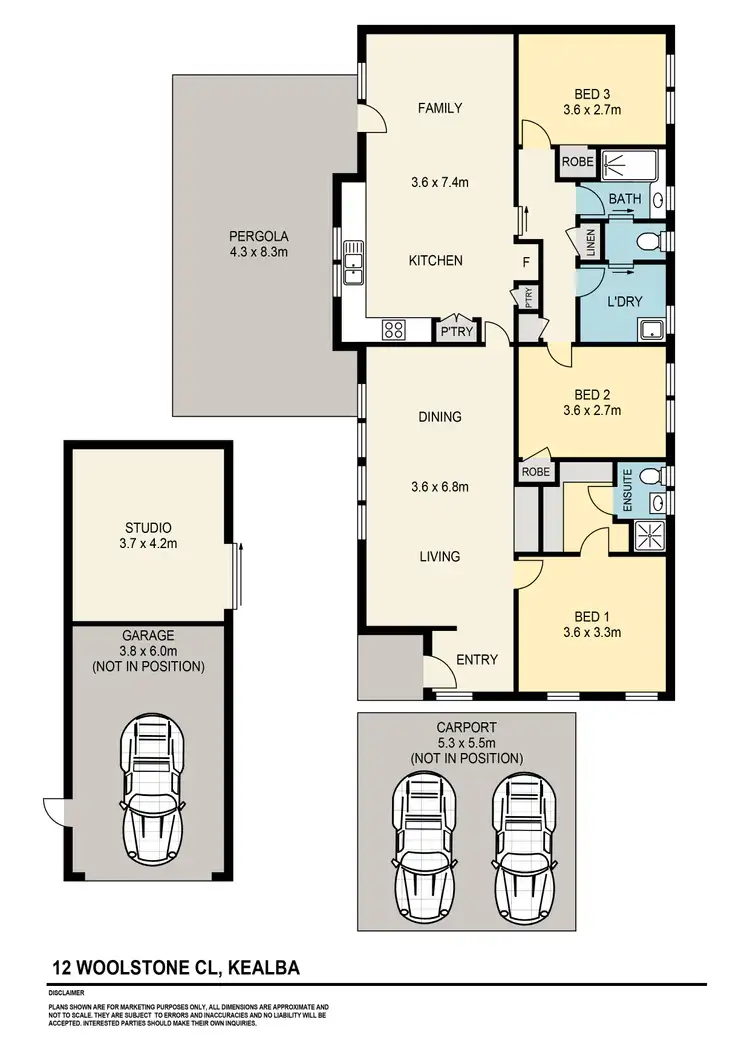 Floorplan of Homely house listing, 12 Woolstone Close, Kealba VIC 3021