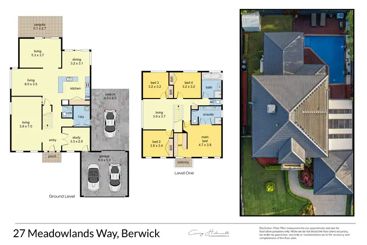 Floorplan of Homely house listing, 27 Meadowlands Way, Berwick VIC 3806