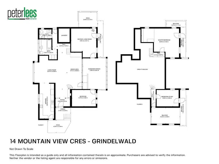 Floorplan of Homely house listing, 14 Mountain View Crescent, Grindelwald TAS 7277