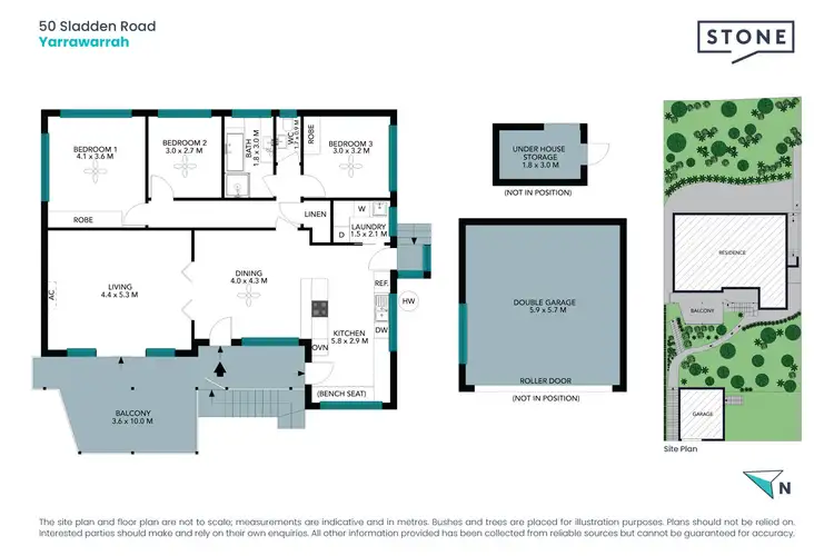 Floorplan of Homely house listing, 50 Sladden Road, Yarrawarrah NSW 2233