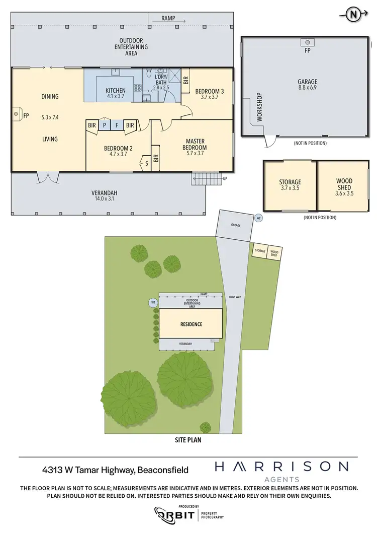Floorplan of Homely house listing, 4313 West Tamar Highway, Beaconsfield TAS 7270