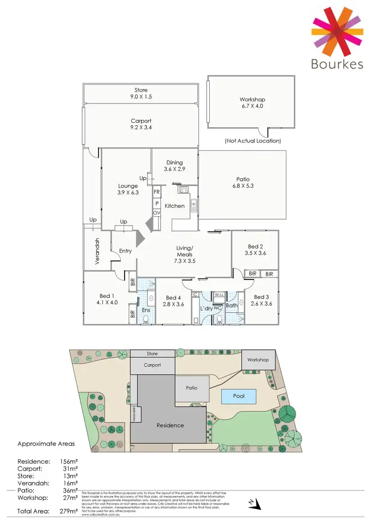 Floorplan of Homely house listing, 87 Bywater Way, Wilson WA 6107