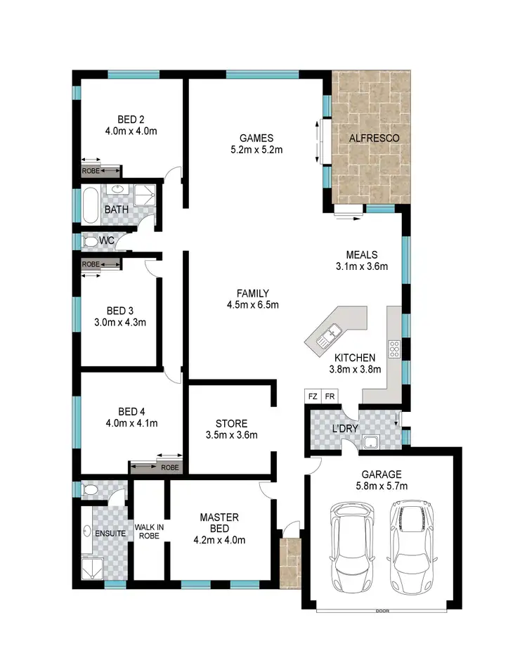 Floorplan of Homely rural property listing, 37 Perseverance Boulevard, Argyle WA 6239