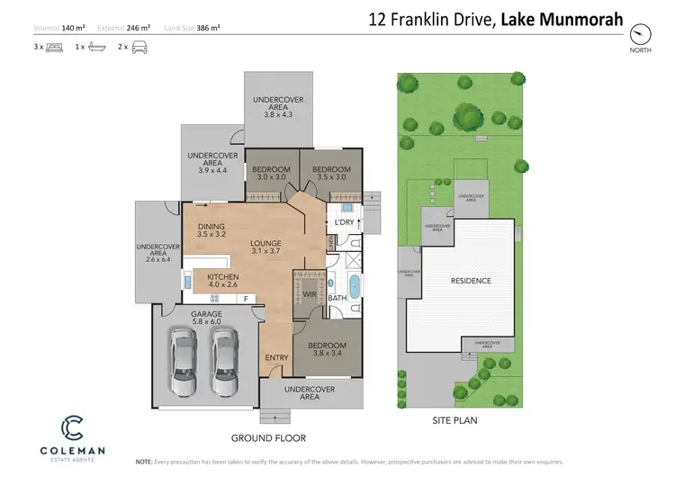 Floorplan of Homely house listing, 12 Franklin Drive, Lake Munmorah NSW 2259