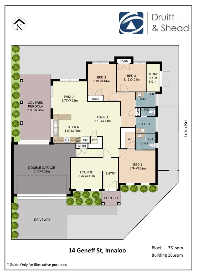 Floorplan of Homely house listing, 14 Geneff Street, Innaloo WA 6018