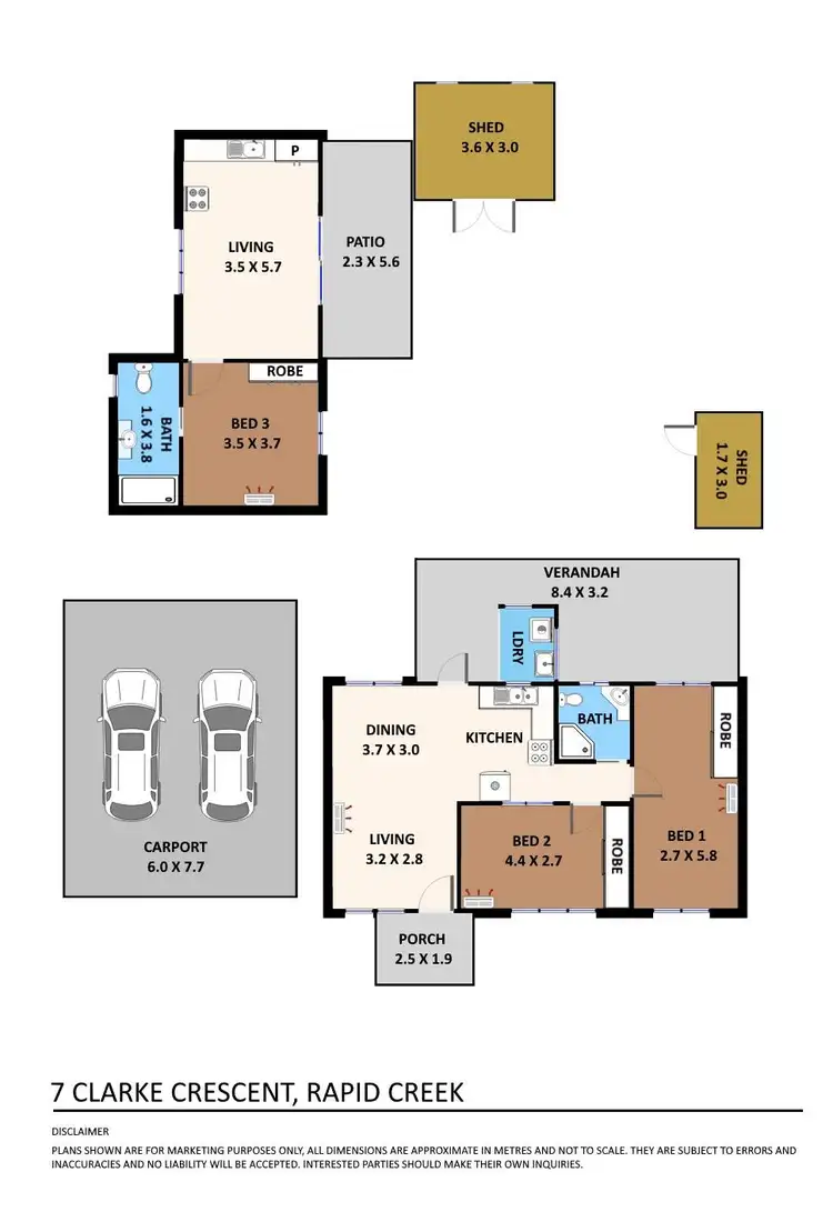 Floorplan of Homely house listing, 7 Clarke Crescent, Rapid Creek NT 810