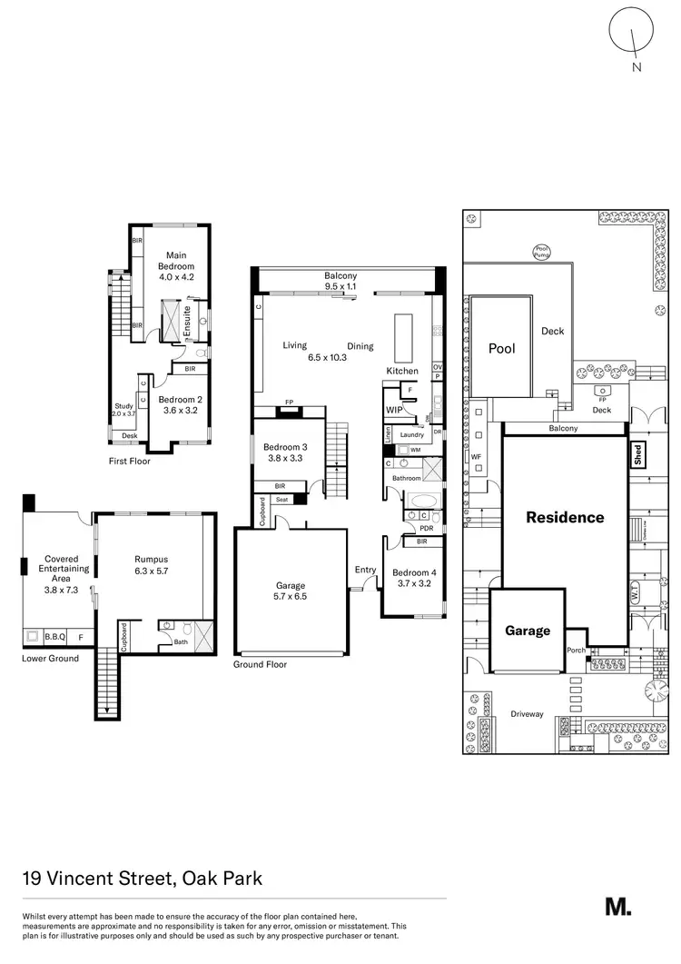 Floorplan of Homely house listing, 19 Vincent Street, Oak Park VIC 3046
