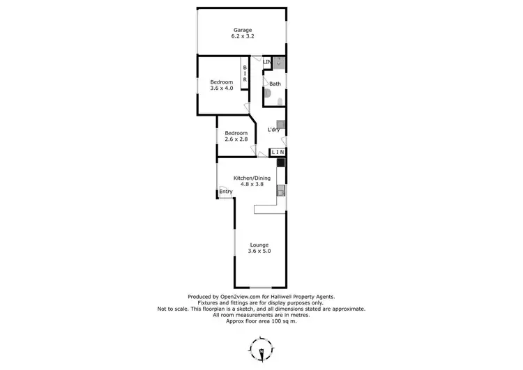 Floorplan of Homely unit listing, 1/151 Percival Street, Latrobe TAS 7307