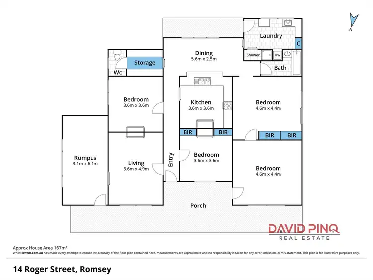 Floorplan of Homely house listing, 14 Roger Street, Romsey VIC 3434