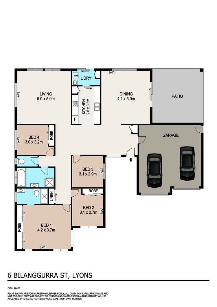Floorplan of Homely house listing, 6 Bilanggurra Street, Lyons NT 810