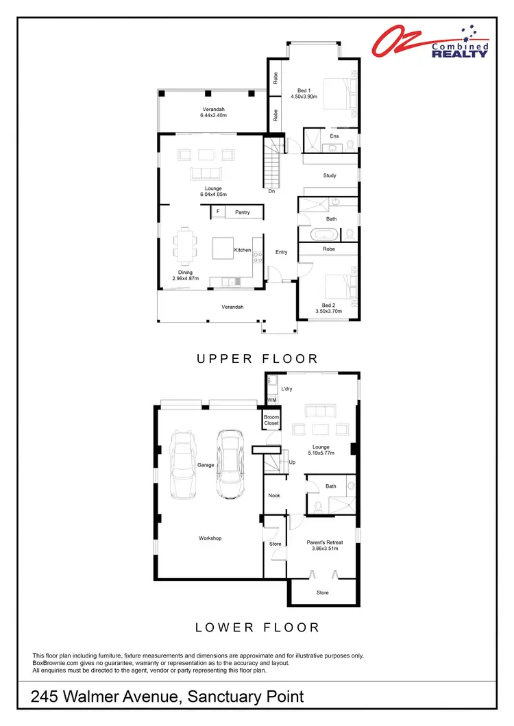 Floorplan of Homely house listing, 245 Walmer Avenue, Sanctuary Point NSW 2540