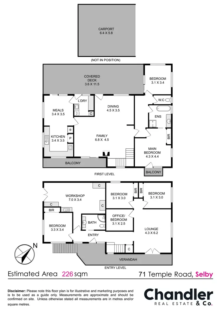 Floorplan of Homely house listing, 71 Temple Road, Selby VIC 3159