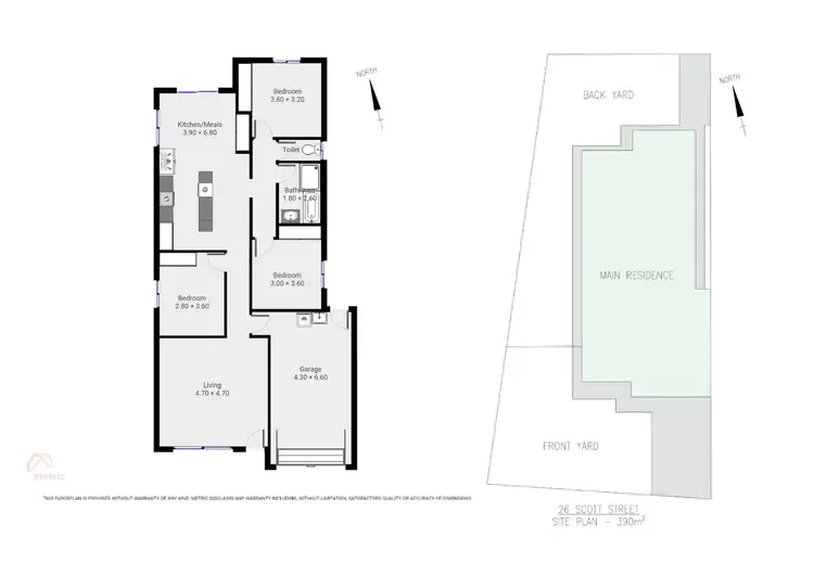 Floorplan of Homely house listing, 26 Scott Street, Whyalla Stuart SA 5608