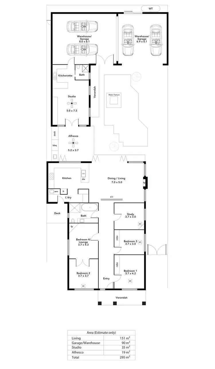Floorplan of Homely house listing, 11 Alfred Road, West Croydon SA 5008
