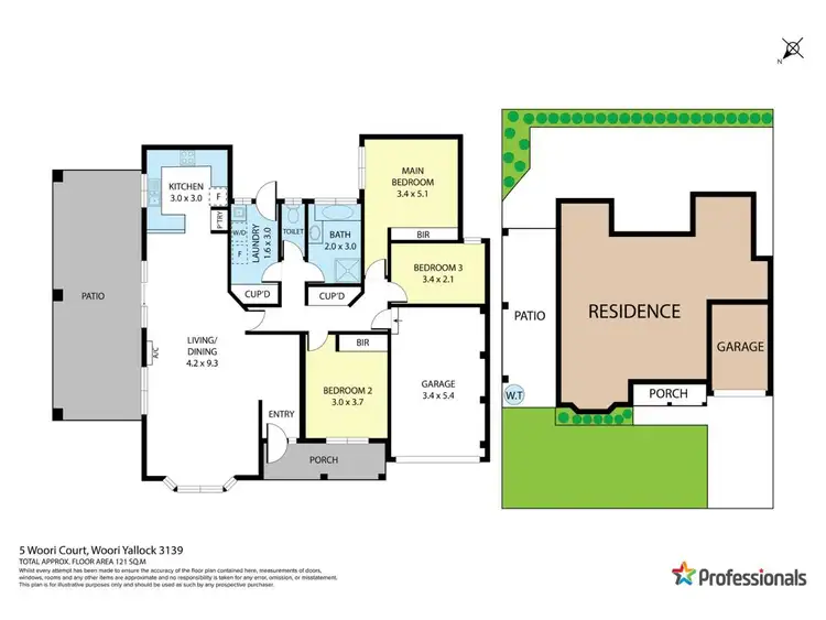 Floorplan of Homely house listing, 5 Woori Court, Woori Yallock VIC 3139