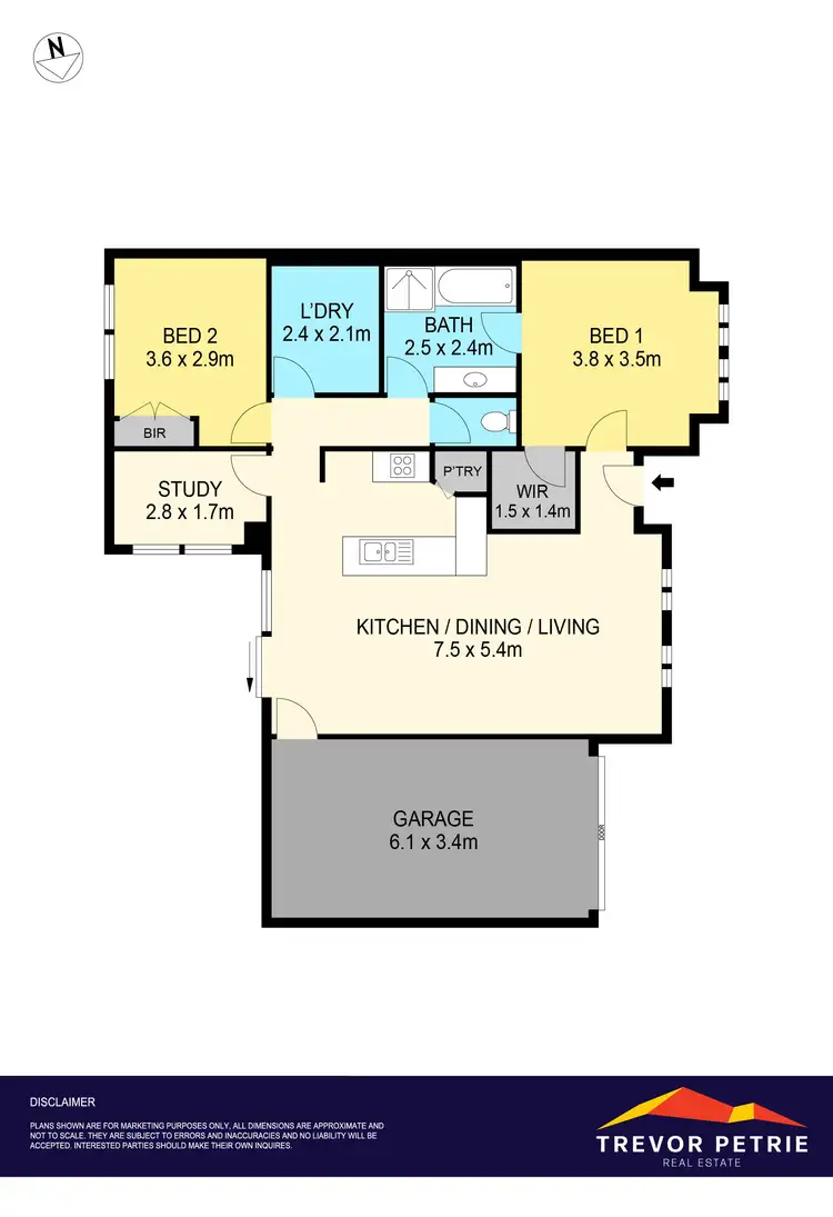 Floorplan of Homely townhouse listing, 800b Doveton Street North, Soldiers Hill VIC 3350