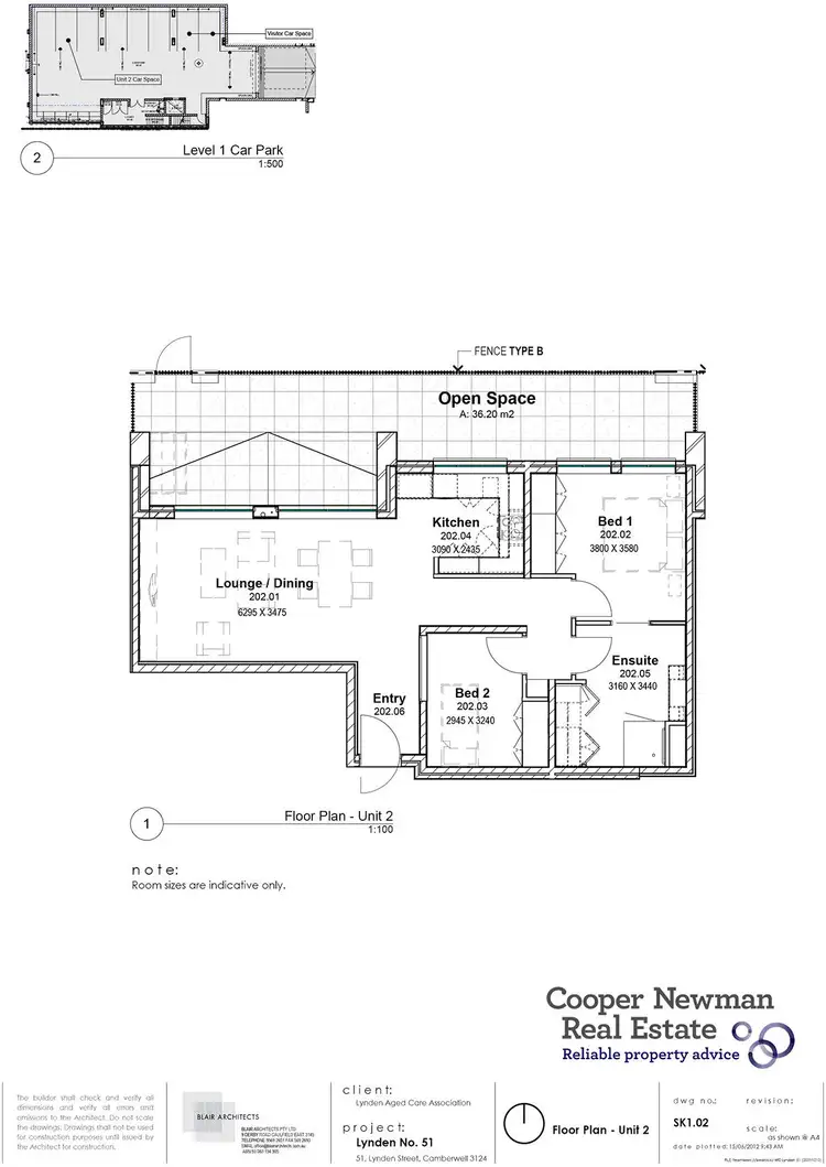 Floorplan of Homely retirement listing, 2/51 Lynden Street, Camberwell VIC 3124