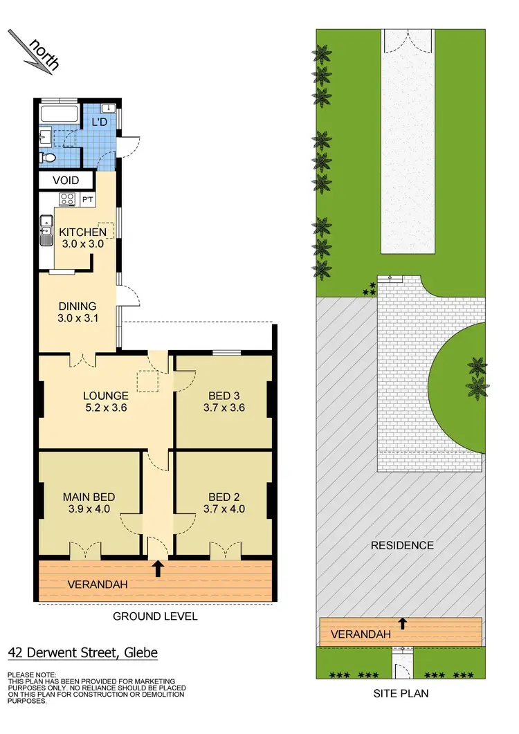 Floorplan of Homely house listing, 42 Derwent Street, Glebe NSW 2037
