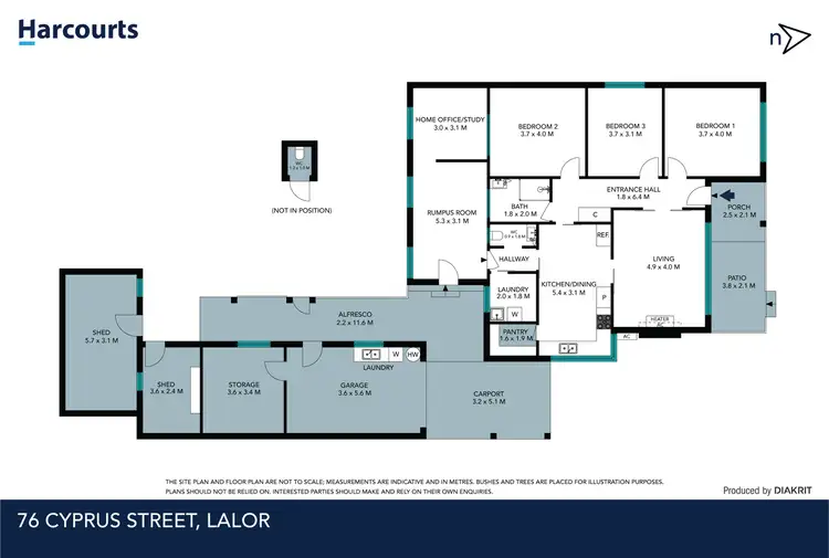 Floorplan of Homely house listing, 76 Cyprus Street, Lalor VIC 3075