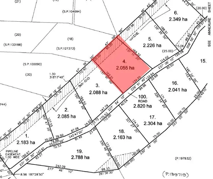 Floorplan of Homely land listing, 57 Caledonia Drive, Relbia TAS 7258