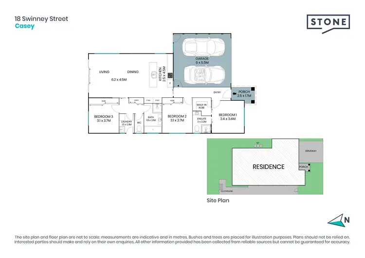 Floorplan of Homely house listing, 18 Swinney Street, Casey ACT 2913