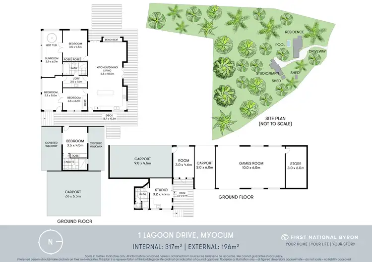 Floorplan of Homely house listing, 1 Lagoon Drive, Myocum NSW 2481