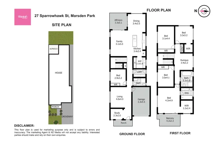 Floorplan of Homely house listing, 27 Sparrowhawk Street, Marsden Park NSW 2765