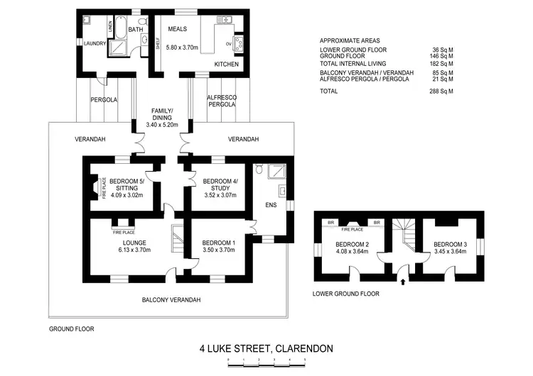 Floorplan of Homely house listing, 4 Luke Street, Clarendon SA 5157