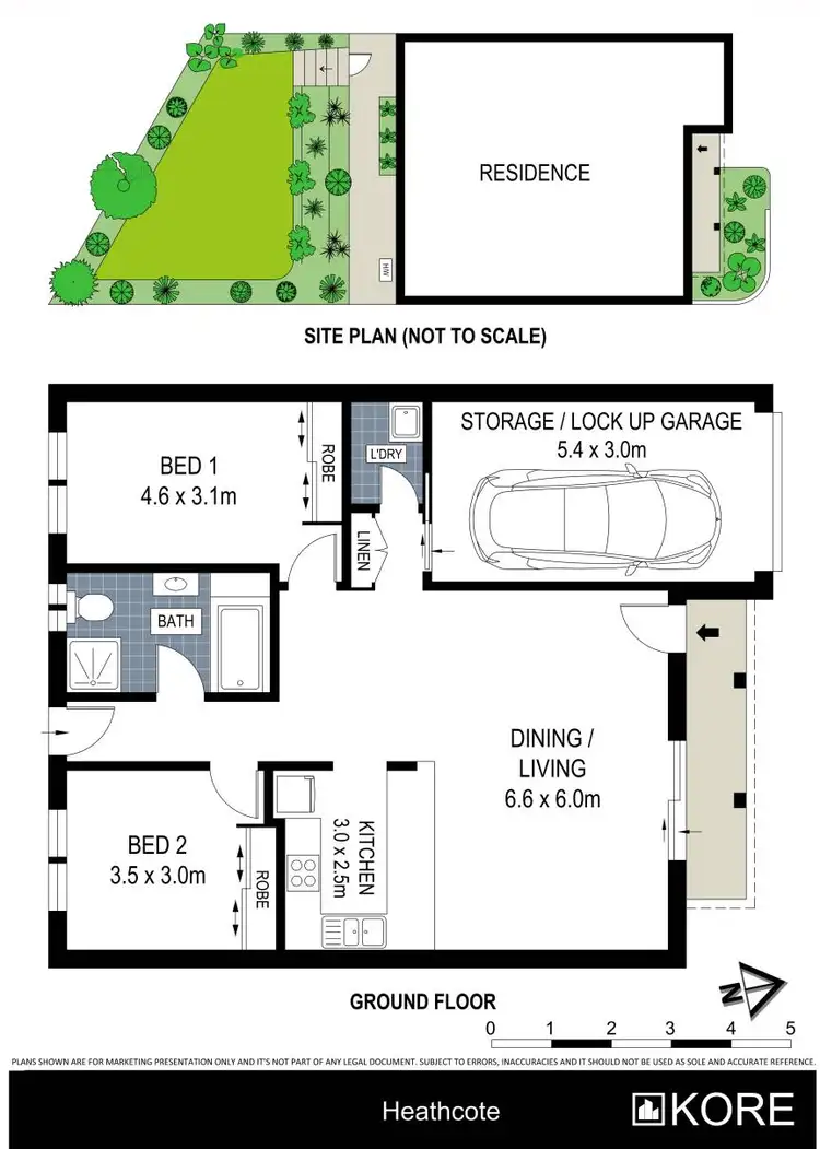 Floorplan of Homely villa listing, 5/1391-1393 Princes Highway, Heathcote NSW 2233