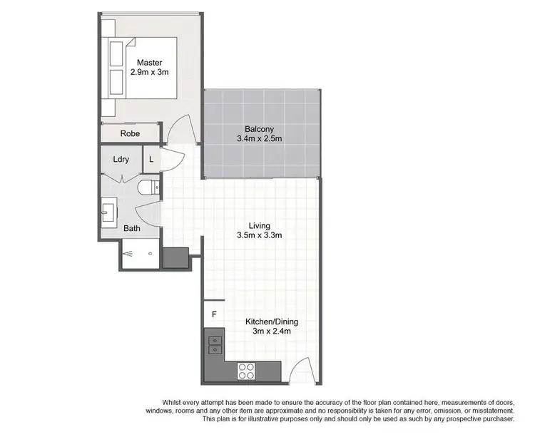 Floorplan of Homely unit listing, Level 8/1086/16 Hamilton Place, Bowen Hills QLD 4006