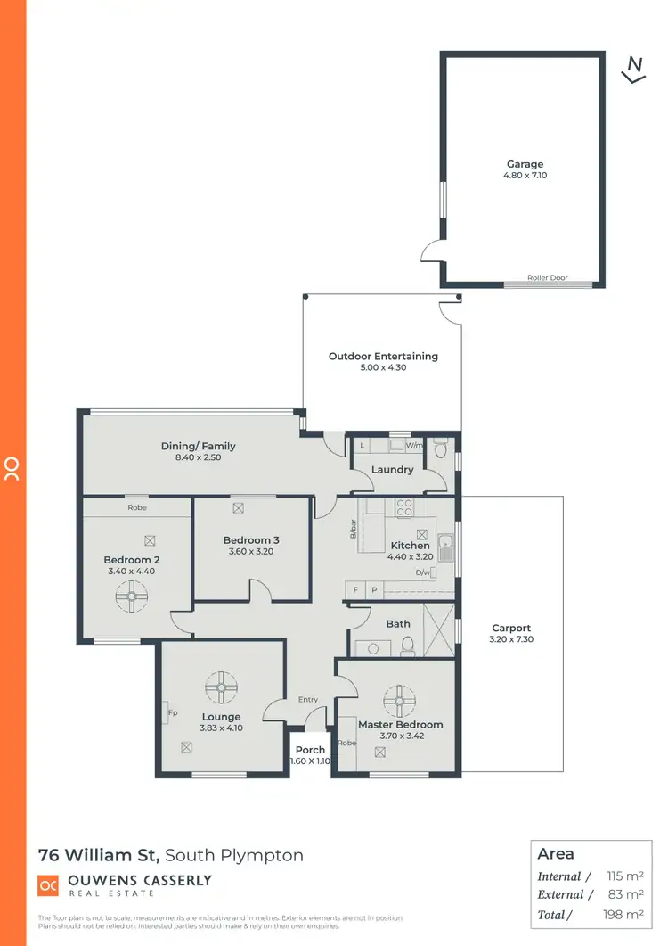 Floorplan of Homely house listing, 76 William Street, South Plympton SA 5038