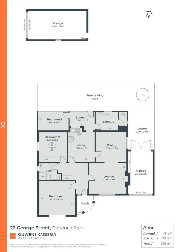 Floorplan of Homely house listing, 22 George Street, Clarence Park SA 5034