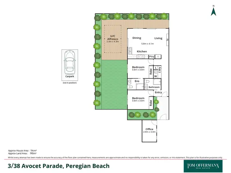 Floorplan of Homely unit listing, 3/38 Avocet Parade, Peregian Beach QLD 4573
