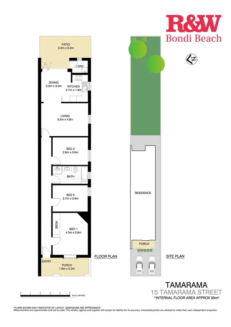 Floorplan of Homely semi-detached listing, 15 Tamarama Street, Tamarama NSW 2026
