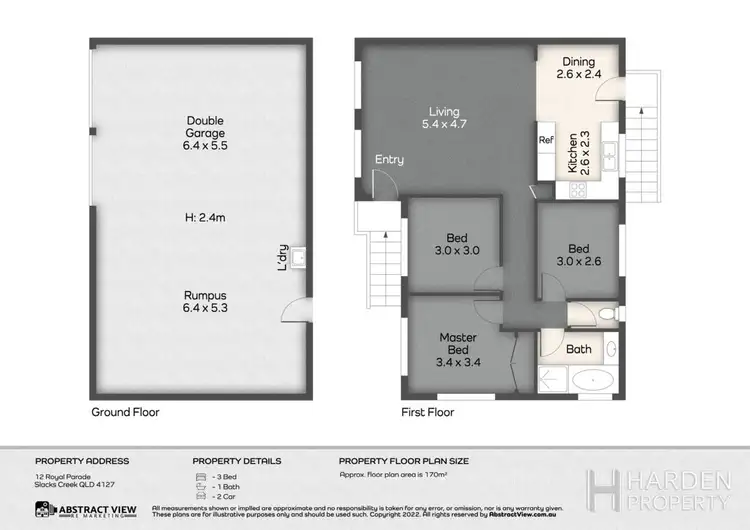 Floorplan of Homely house listing, 12 Royal Parade, Slacks Creek QLD 4127