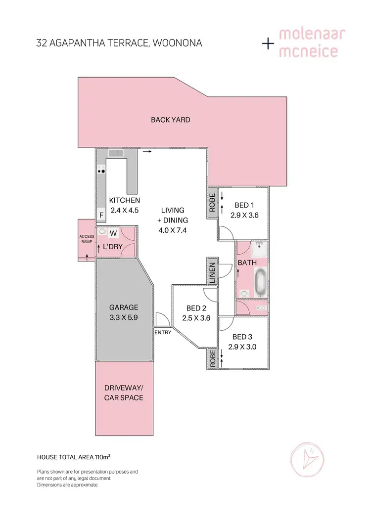 Floorplan of Homely house listing, 32 Agapantha Terrace, Woonona NSW 2517