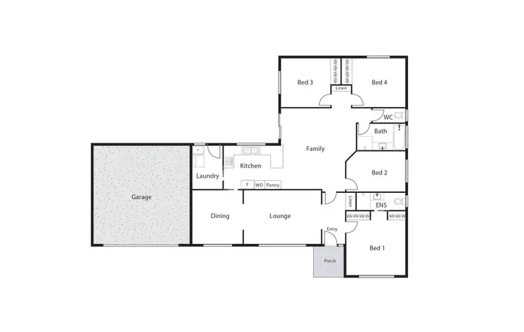 Floorplan of Homely house listing, 25 Fred Lane Crescent, Gordon ACT 2906