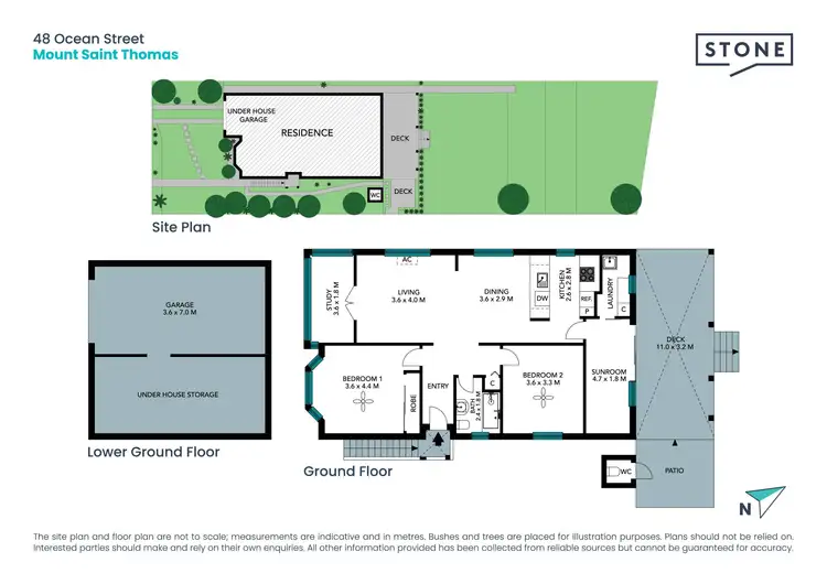 Floorplan of Homely house listing, 48 Ocean Street, Mount Saint Thomas NSW 2500