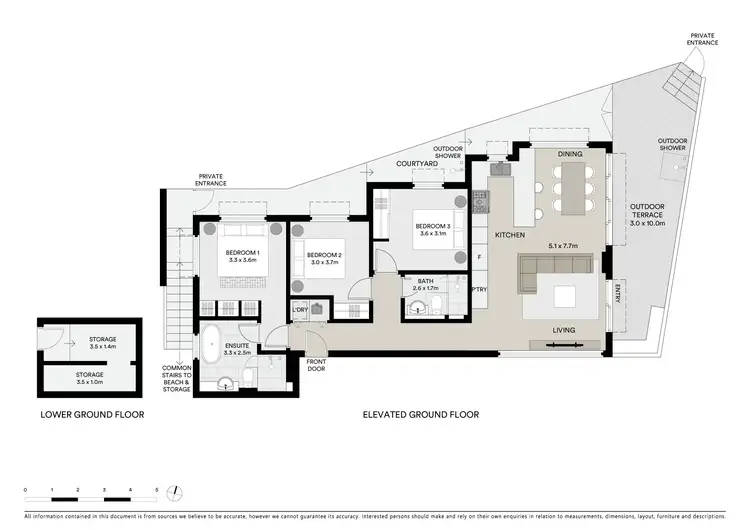 Floorplan of Homely apartment listing, 1/1 Gaerloch Avenue, Tamarama NSW 2026