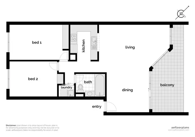 Floorplan of Homely apartment listing, 27/40 Leahy Close, Narrabundah ACT 2604