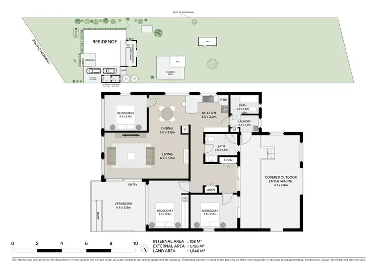 Floorplan of Homely land listing, 794 Pacific Highway, Niagara Park NSW 2250