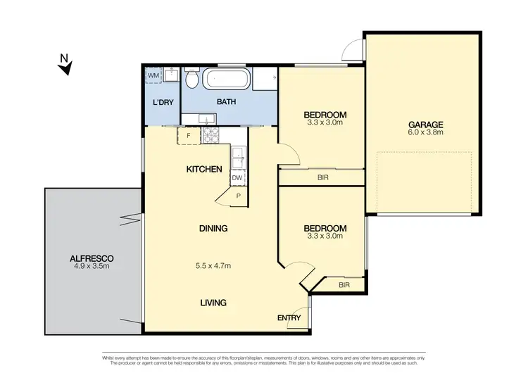 Floorplan of Homely unit listing, 3/7 Kingston Street, Keilor Park VIC 3042