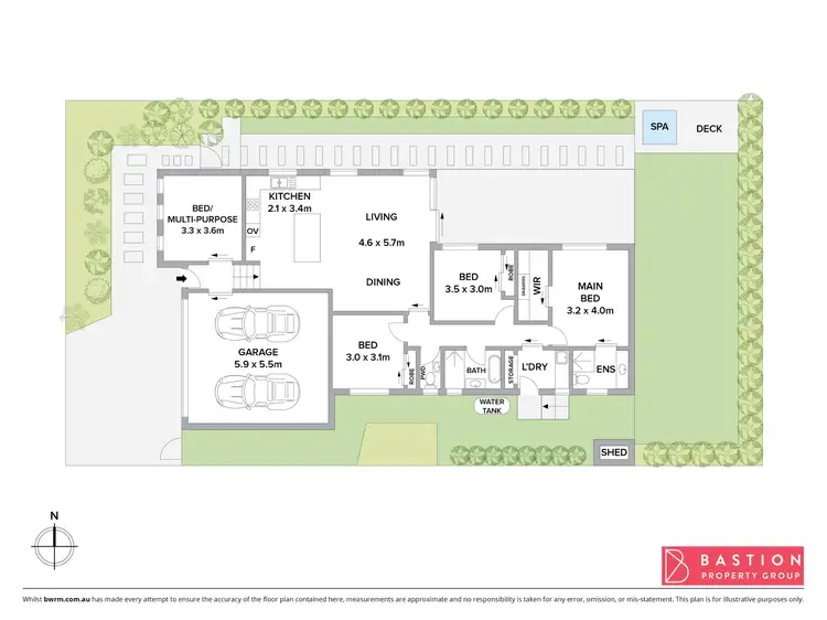Floorplan of Homely house listing, 21 Slim Dusty Circuit, Moncrieff ACT 2914
