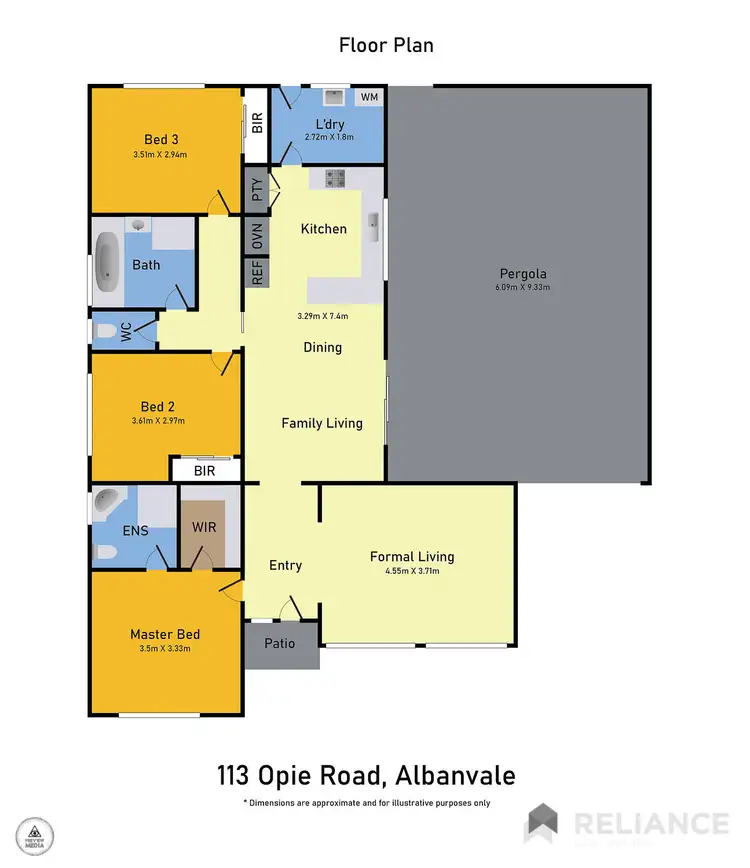 Floorplan of Homely house listing, 113 Opie Road, Albanvale VIC 3021