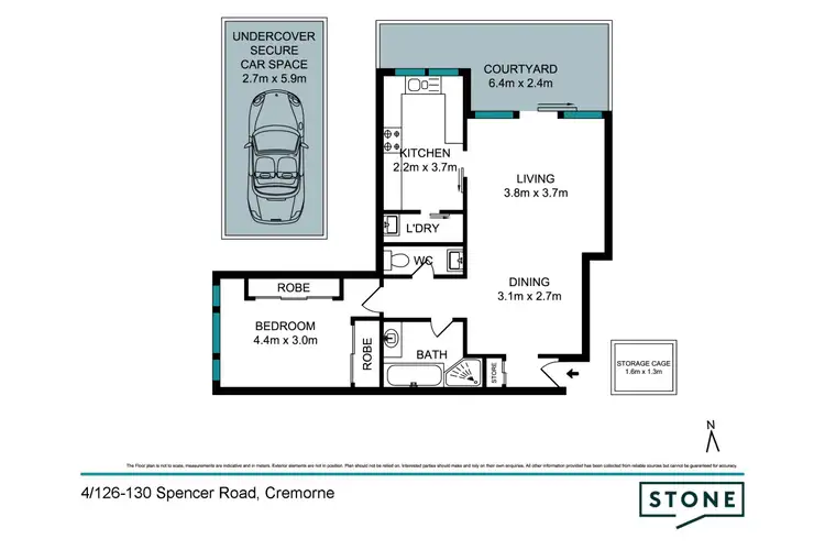 Floorplan of Homely apartment listing, 4/126-130 Spencer Road, Cremorne NSW 2090