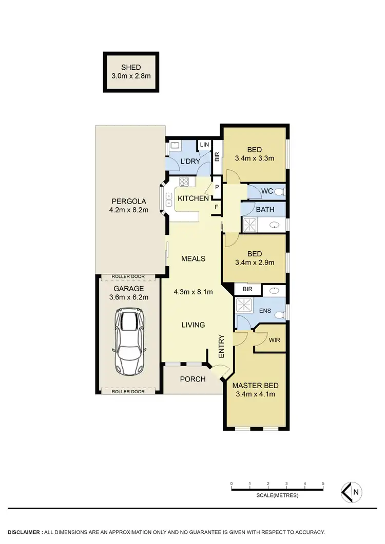 Floorplan of Homely house listing, 16 Tamborine Way, Caroline Springs VIC 3023
