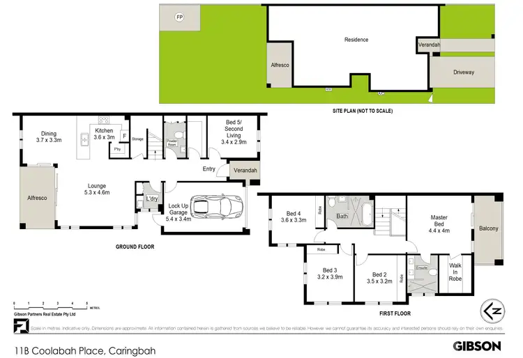 Floorplan of Homely semi-detached listing, 11B Coolabah Place, Caringbah NSW 2229
