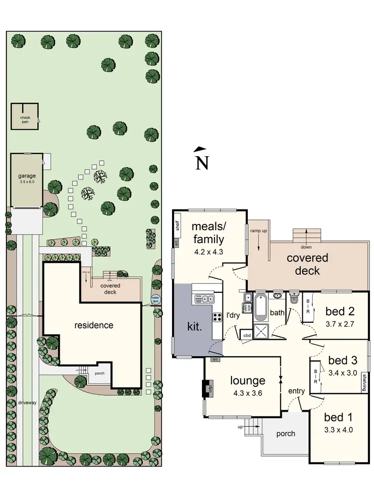 Floorplan of Homely house listing, 6 Plumer Street, Croydon VIC 3136